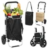 HOMCOM 3-in-1 Einkaufstrolley klappbar mit 40L Kapazität Produktbild-Vorschau 1
