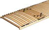 A wooden bed slat base shown from a diagonal angle against a white background. Produktbild-Vorschau