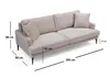 Hanah Home, Papira 3 Seater - Beige, Klassische Sofas, Produktbild-Vorschau 7