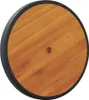 Raumräder 2 pcs Braun 20,5 x 20,5 x 2 cm Massivholz Akazie Produktbild-Vorschau 5