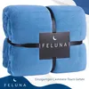 Feluna XXL Kuscheldecke 220x200 cm Türkis – Flauschige Produktbild-Vorschau 4