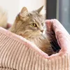 Creato da Lotte Katze Korb Gerippt Rosa 50x35 cm Anteprima dell’immagine prodotto 7