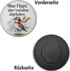 Vogel mit Fliegerbrille Magnet - Ohne Flügel abgehoben Produktbild-Vorschau 2