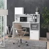 Schreibtisch Vicco Alwin Weiß 115 x 55 cm mit 2 Türen, Produktbild-Vorschau 4