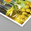 Poster - Poster ohne Rahmen - Flasche Glas Olive Öl - 60x60 Produktbild-Vorschau 2