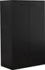 A black wardrobe with two doors. Anteprima dell’immagine prodotto