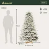 Salcar 180 cm Künstlicher Weihnachtsbaum mit Beleuchtung Produktbild-Vorschau 7