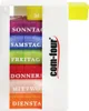 com-four® 2x Medikamentendosierer 7 Tage - Medikamenten-Box Produktbild-Vorschau 3