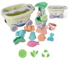 WOOPIE GREEN Sandspielset mit Schiebewagen, 13-teilig – Produktbild-Vorschau 1