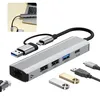 USB 3.0 Hub 5-in-2, 2,5G Ethernet Adapter, Type-C auf Produktbild-Vorschau 1