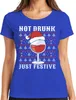 Not Drunk Just Festive Weinliebhaber - Ugly Christmas Produktbild-Vorschau 1