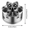 SucceBuy φ160mm 6-Backen-Drehfutter mit D1-4 Cam Produktbild-Vorschau 7