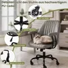 Bürostuhl,Kunstleder, Drehstuhl mit 90°–120° Produktbild-Vorschau 5