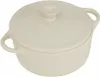Cocotte ceramiczne 10 cm beżowe Podgląd zdjęcia produktu 1
