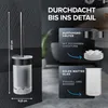 ovimar Toilettenbürste Glittertind | gunmetal | Wandmontage Produktbild-Vorschau 6