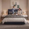 Lit rembourré LED "Tröstiar" avec coffre de lit et matelas Voir les images du produit 7