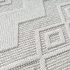 Boho Teppich mit moderner Loop-Struktur für Wohnräume Creme Produktbild-Vorschau 2