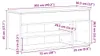 vidaXL Schuhbank Sonoma-Eiche 102x30,5x45 cm Holzwerkstoff Produktbild-Vorschau 8