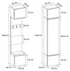 Armoire HAGA IV 2 portes 2 tiroirs BLANCHE 2 armoires + 2 Voir les images du produit 4