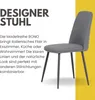 Albatros BONO Stoffstuhl Grau– 2er-Set Esszimmerstühle im Produktbild-Vorschau 4