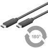 USB-C™-Kabel, 0,5 m, schwarz 60 W, 3 A, 4K/60 Hz, 5 Gbit/s, Produktbild-Vorschau 8