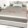 Hedvábné prostěradlo | SILKYFIT Light Grey 180 x 200 Náhled obrázku produktu 7