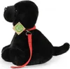 RAPPA Plyšový labrador černý s vodítkem 28 cm ECO-FRIENDLY Náhled obrázku produktu 3