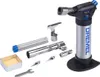 A Dremel VersaFlame butane torch and its accessories are laid out on a white background. Náhled obrázku produktu
