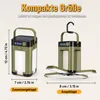 LED-Campinglampe, Solar- & USB-C-aufladbar, faltbar, 6 Produktbild-Vorschau 2