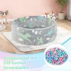 COSTWAY Bällebad für Baby mit 200 Bällen, Bällepool 86x30cm Produktbild-Vorschau 5