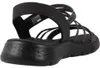 Sandali Del Marchio Skechers Del Modello Go Walk Flex Nero Anteprima dell’immagine prodotto 3
