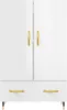 vidaXL Highboard biały wysoki połysk 69,5x31x115 cm Podgląd zdjęcia produktu 6