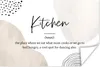 MuchoWow® Poster Sprichwörter - Küche - Definition der Produktbild-Vorschau 1