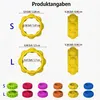 12pcs Anti-Stress Finger-Ring-Set aus Silikon, Produktbild-Vorschau 2