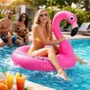 Oponka dmuchana w kształcie flaminga, średnica 110 cm – Podgląd zdjęcia produktu 3
