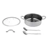 Acier inoxydable Hot Pot 32cm 304 Qualité alimentaire Shabu Voir les images du produit 5