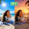 Climative Leiser Tischventilator USB Akku 4000mAh, Ø 16,5cm Produktbild-Vorschau 8