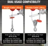 Comparison of single and double cable lifting configurations for an electric hoist. Náhľad obrázku produktu