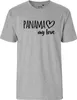 Huuraa Herren T-Shirt Panama my love S Sport Grey Bio Produktbild-Vorschau 2