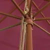 vidaXL Ombrellone con palo in legno rosso Bordeaux 400x273 Anteprima dell’immagine prodotto 6