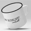 Huuraa Emaille Tasse Bad Salzungen  Geschenk Kaffeebecher Produktbild-Vorschau 2