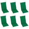 The Living Store Gartenstühle 6 Stk. mit Grünen Kissen Produktbild-Vorschau 7