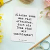 Mr. & Mrs. Panda Postkarte Spruch Im Team zusammenarbeiten Produktbild-Vorschau 2