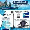 BRAST SUP Board Shark | Aufblasbares Stand up Paddle Set | Produktbild-Vorschau 6