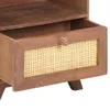 vidaXL Nachttisch 40x30x50 cm Mango Massivholz Produktbild-Vorschau 4