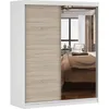 Schwebetürenschrank Kleiderschrank Schrank 160 cm Produktbild-Vorschau 5