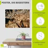 ARTland Poster Pusteblume Goldschimmer Größe: 40x30 cm Produktbild-Vorschau 2