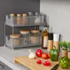 Kuchyňský organizér se 2 výsuvnými koši RD47539, stříbrná Náhled obrázku produktu 2