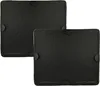 Two black rectangular filters with rounded corners, each with four circular attachment points. Produktbild-Vorschau
