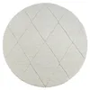 Teppich Creme Berber rund Polypropylen Boho Einrichtung Wohnidee Bodenbelag ATRIO_#sku_SAF56521-SAF56524# Produktbild-Vorschau